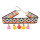 N-6924 Stylish Stripe Pendant Colorful Choker Necklaces for Women Party Birthday Gift Jewelry