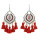 E-4276 4 Colors Ethnic Bohemian Thread Tassel Drop Earrings for Women Party Anniversary Jewelry Accessories