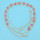 N-6922 3Pcs/set Fashion  Multilayer Gold Plated Red Crystal Necklaces for Women  Party  Jewelry
