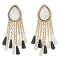E-4282 Vintage Gold Plated Drop Earrings Charm Earring for Women Jewelry