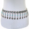 N-6921 Bohemian Vintage Silver Fashion  Body Chain Bell Carved Hollow Out Flower Waist Belly Chain for Women Jewelry
