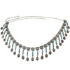 N-6921 Bohemian Vintage Silver Fashion  Body Chain Bell Carved Hollow Out Flower Waist Belly Chain for Women Jewelry