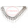 N-6920 Fashion Silver Plated Flower Tassel Waist Chain Belly Body Chain Body Jewelry