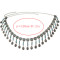 N-6921 Bohemian Vintage Silver Fashion  Body Chain Bell Carved Hollow Out Flower Waist Belly Chain for Women Jewelry