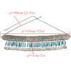 N-6927 Bohemian Vintage Silver Fashion Body Chain Hollow Out Flower Waist Belly Chain for Women Jewelry