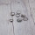 R-1479 7Pcs/set Bohemian Vintage Silver Plated Knuckle Nail Midi Finger Leaf Ring for Women Jewelry