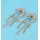 E-4284 New Fashion Bohemian Big Rhinestone Drop Earrings for Women Wedding Party Jewelry Gift