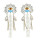 E-4284 New Fashion Bohemian Big Rhinestone Drop Earrings for Women Wedding Party Jewelry Gift