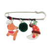 P-0380 Christmas Gift Cartoon Clothing Corsage Brooch Pin Jewelry