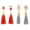 P-0379 4 Style 2 Colors Tassel  Brooches Accessories Brooch Pin Jewelry  For Men Women