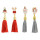 P-0379 4 Style 2 Colors Tassel  Brooches Accessories Brooch Pin Jewelry  For Men Women
