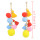 E-4290 New Fashion Colorful Thread Tassel Pom Pom Earrings for Women Bohemian Wedding Party Jewelry