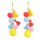 E-4290 New Fashion Colorful Thread Tassel Pom Pom Earrings for Women Bohemian Wedding Party Jewelry