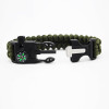 B-0864 New Arrive Fashion Outdoor Survival Function Core umbrella rope with Compass Bracelet for Men & Women Jewelry