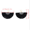 E-4291 Bohemian Vintage  Tassel Fan-shaped Earrings for Women Jewelry