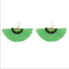 E-4291 Bohemian Vintage  Tassel Fan-shaped Earrings for Women Jewelry