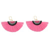 E-4291 Bohemian Vintage  Tassel Fan-shaped Earrings for Women Jewelry