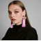 E-4293 6 Colors Vintage Bohemian Flower Tassel Drop Earring for Women Earring
