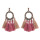 E-4301 Vintage Tassel  Charm  Drop Pom  Earring for Women Jewelry