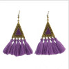 E-4303 5 colors  Vintage Bohemian Thread Tassel Drop Earring for Women Earring