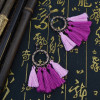 E-4301 Vintage Tassel  Charm  Drop Pom  Earring for Women Jewelry