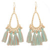 E-4304 Fashion Vintage Bohemian Tassel Bead Earring for Women Jewelry