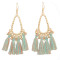 E-4304 Fashion Vintage Bohemian Tassel Bead Earring for Women Jewelry