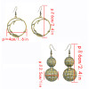 E-4300 Retro Vintage Round Branches Shape Drop Earrings for Women Bohemian Wedding Party Jewelry