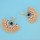 E-4299 Bohemian Vintage Tassel Fan-shaped Earrings for Women Jewelry