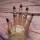 R-1486 2 Styles Bohemian Vintage Silver plated Knuckle Nail Midi Finger Crystal Ring for Women Jewelry
