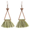 E-4308 3 colors  Vintage Bohemian Thread Tassel Drop Earring for Women Earring