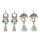 E-4310 2 Style Vintage Bohemian Bead Tassel Drop Earring for Women Earring