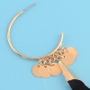 E-4309 6 Colors New Arrive Hook Dangle Tassel Coin Enamel Earring for Women Jewelry