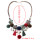 N-6932 N-6951 5 color Vintage Leather Alloy rhinestone resin bead Flower pendant Necklace Accessories