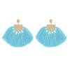E-4318 4 Colors Gold Plated Alloy thread Drop Dangle Earrings Jewelry