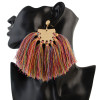E-4318 4 Colors Gold Plated Alloy thread Drop Dangle Earrings Jewelry
