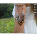 B-0862 New Arrival European Feather Beads Armlet For Women Jewelry