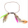 B-0863 Bohemian Feather Pendant Leather Arm Chain Armlet Charm Bracelets for Women Fashion Jewelry