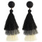 E-4325 4 Colors Fashion Gold Plated Thread Tassel Earrings Women Jewelry