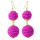 E-4330 4 Colors Fashion Gold Metal Beads Statement Ball Drop Earrings for Women Bohemian Party Jewelry