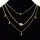 N-6934 New Fashion Gold Silver Plated Rhinestone star moon elephant pendant Necklace