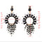 E-4334 4 Colors Bohemian Resin Beads Statement Drop Earrings for Women Party Anniversary Jewelry Gift