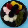 E-4338 6 Colors Fashion Women Pom Pome Drop Earrings Wedding Party Fashion Accessories