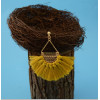 E-4337 Bohemian Vintage Tassel Fan-shaped Earrings for Women Jewelry