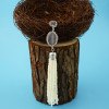 E-4344 4 Colors Fashion Bohemian Stud Crystal Tassel Bead Earring for Women Jewelry