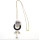 N-6941 Fashion jewelry Plush Beads Long Charm Necklace For Women