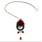 N-6941 Fashion jewelry Plush Beads Long Charm Necklace For Women