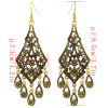 E-4349 Fashion Gold Silver plated Hook Bohemian Vintage Tassel Alloy Earring for Women Jewelry