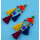 E-4356 Fashion Colorful Tassel Rhinestone Statement Drop Earrings for Women Bohemian Party Jewelry