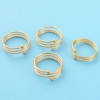 R-1487 1Pcs/set Gypsy Silver Gold Plated Simple Finger Ring Fashion Jewelry Accessories